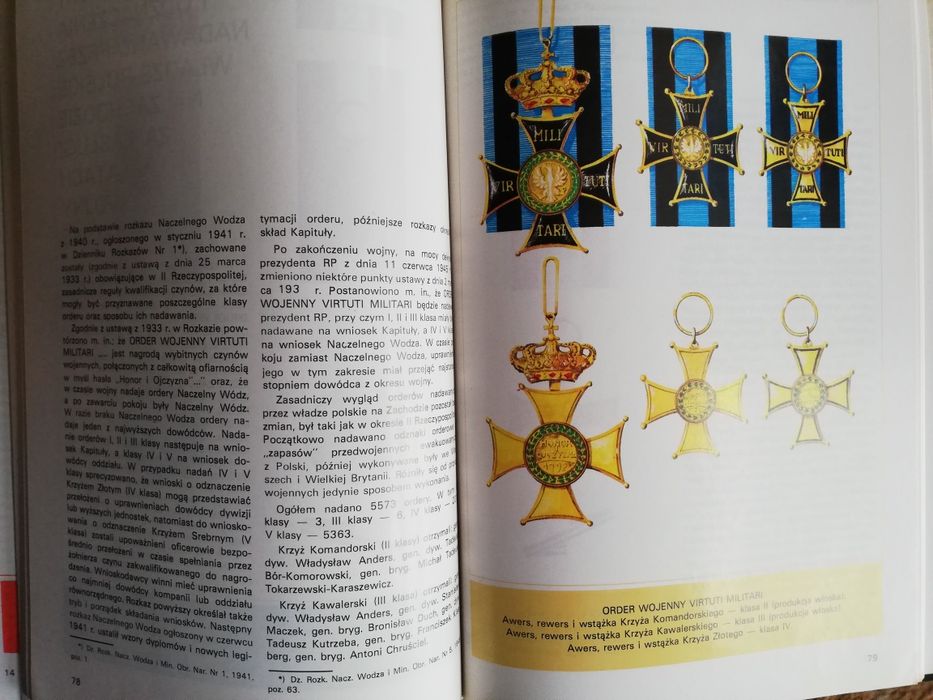 Polskie ordery i odznaczenia autor Wanda Bigoszewska