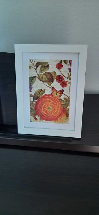 Quadros novos motivos em tecido