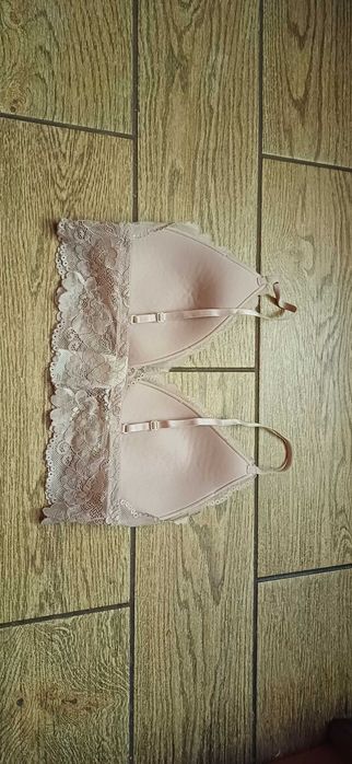 Koronkowy biustonosz H&M r. 40# 75 C