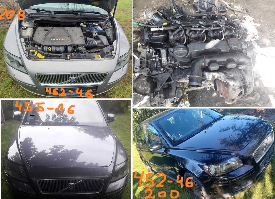 częsci volvo v50 ,s40 s80wszystko jest 18b 16td 2.0td 24b skóra 452-46