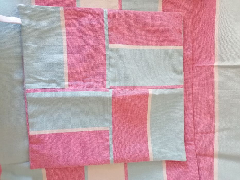 Cortinados Rosa e azul