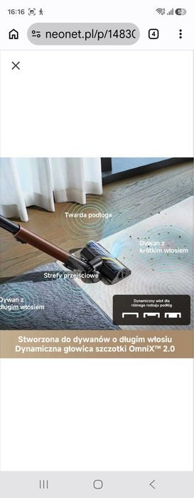 Odkurzacz Pionowy Dreame v30 Essential Nowy