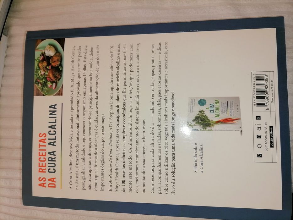 Livro As receitas da dieta alcalina