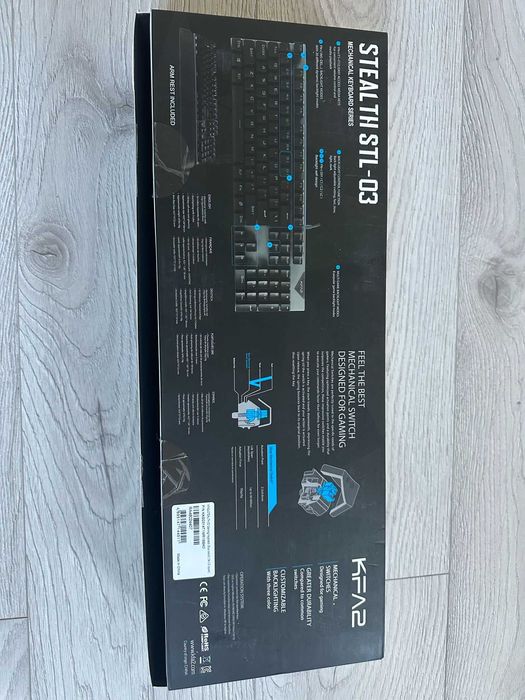 Klawiatura MECHANICZNA KFA2 Stealth Podświetlana RGB