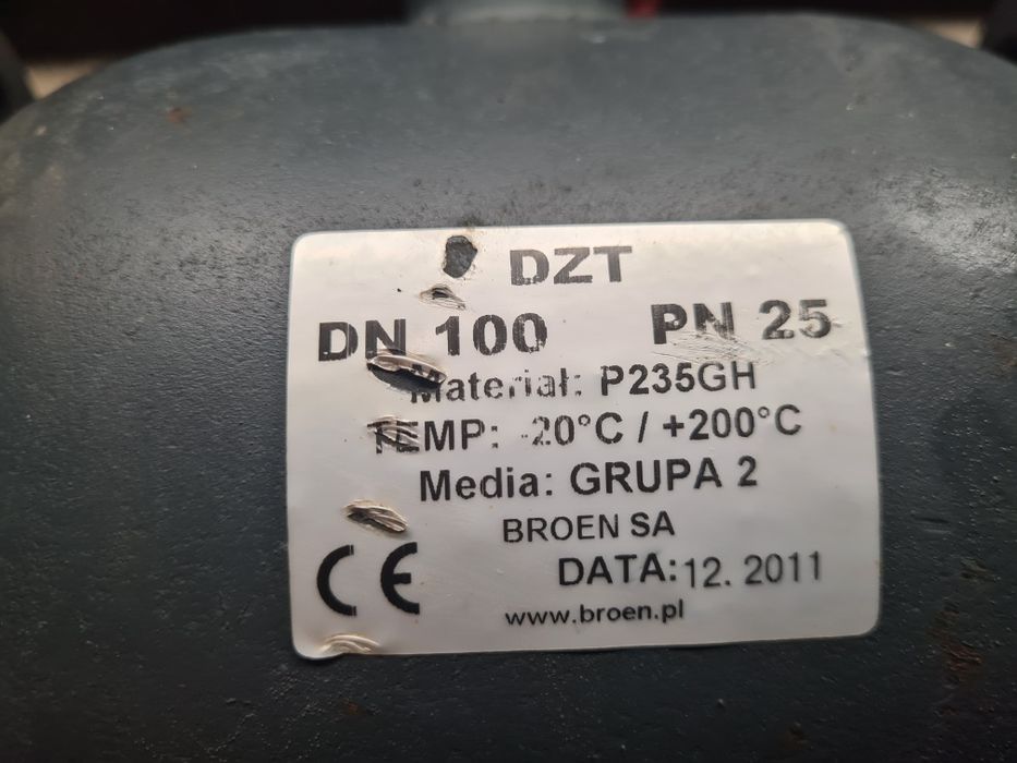 Zawór dn 100 pm 25