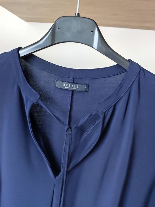 Bluzka S 36 Mohito granatowa elegancka