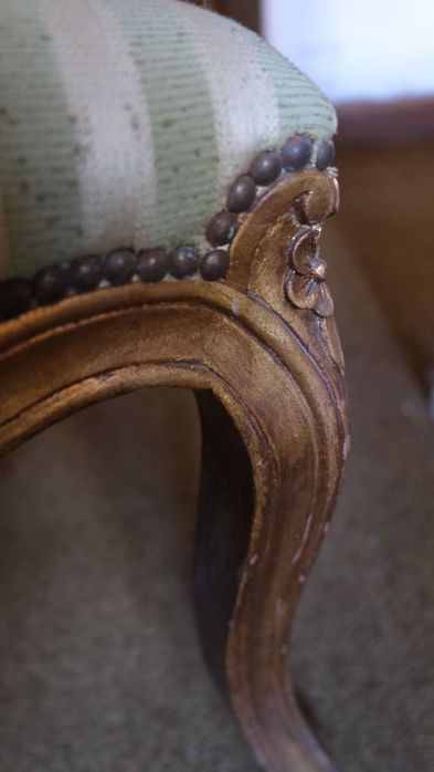 2 Cadeiras vintage almofadada