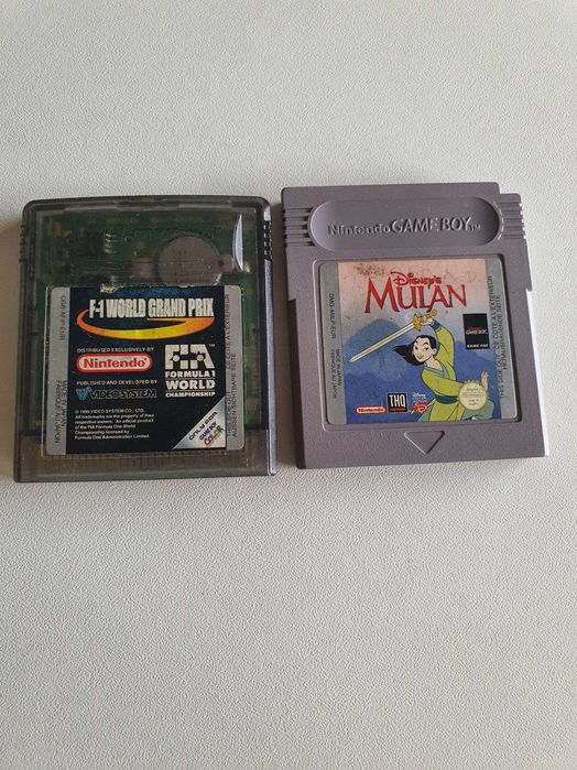 Disney Mulan + F1 Game Boy Color – Lote Jogos Originais