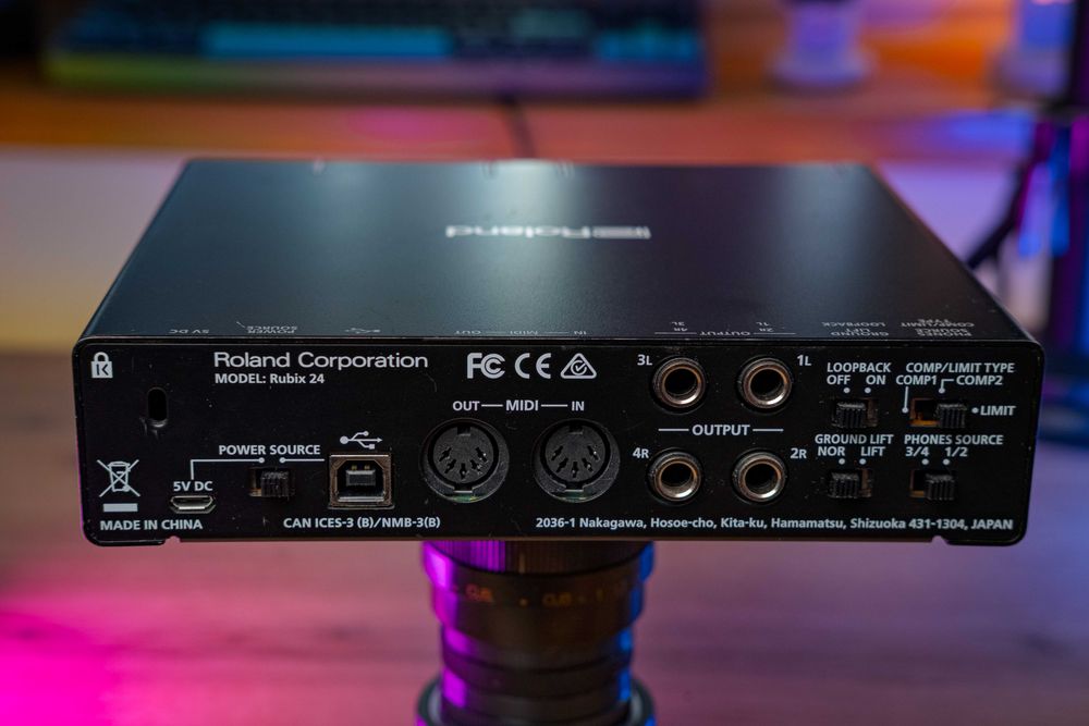 Roland Rubix24 interfejs audio USB 2-in/4-out MIDI 24-bit/192kHz