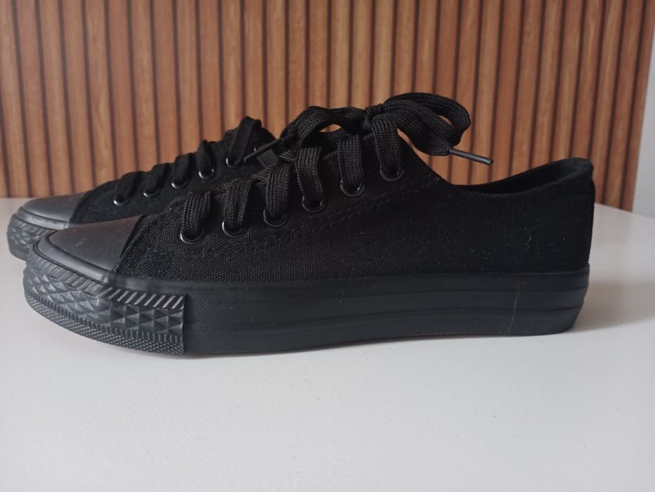 Trampki damskie czarne 37