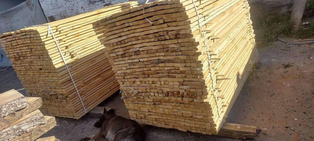 Продажа дошка та крокви свіжопил для будівництва 3-6м