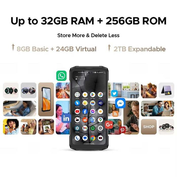 Doogee Blade 20 Turbo 5G 8GB/256GB IP69K 2.6GHz