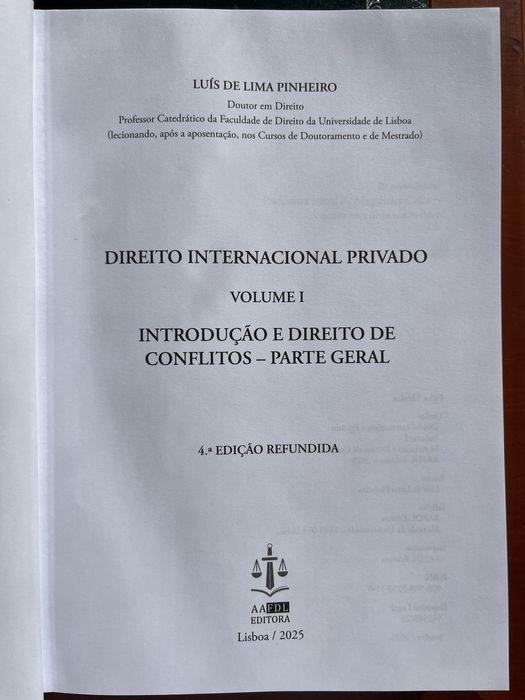 Direito Internacional Privado - Lima Pinheiro
