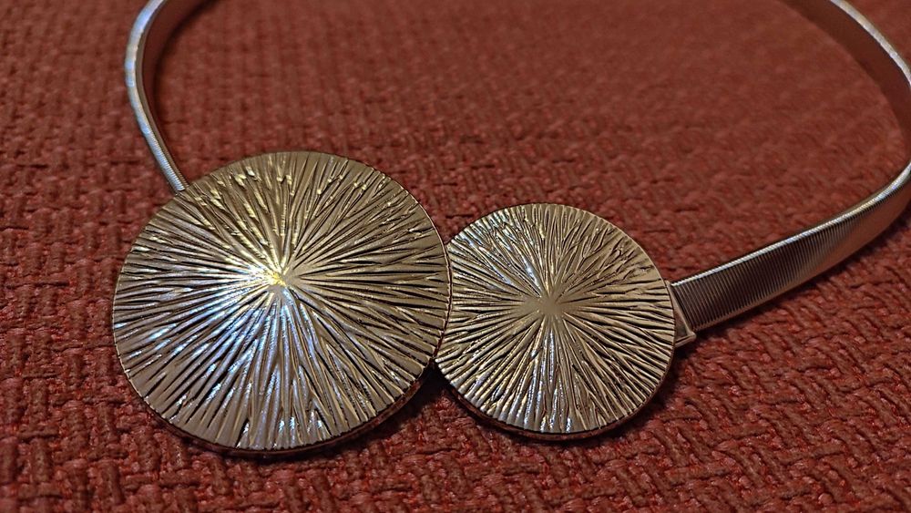 NOWY Pasek do sukienki - długość 64cm