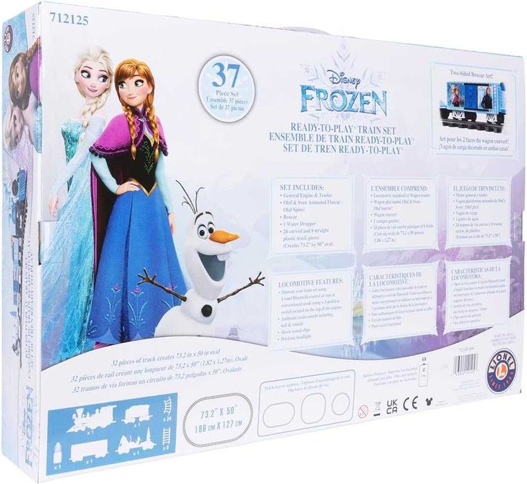 Іграшкова залізниця Lionel Disney Frozen Bluetooth Train Дісней Фрозен