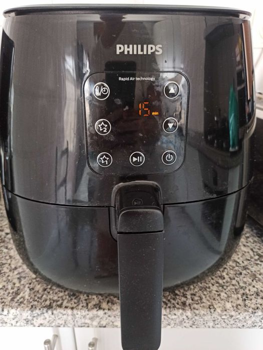 Fritadeira sem óleo Philips AirFryer XL HD926X Black Usado Bom estado! Excelente Oportunidade!