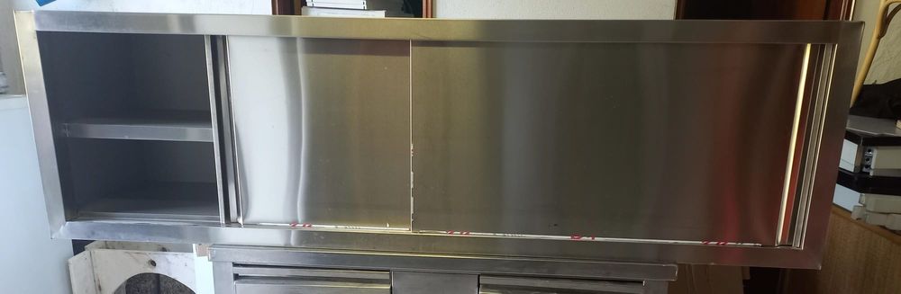 Armário de parede inox 1.50x0.60