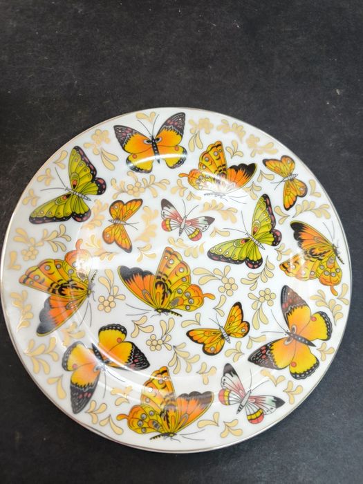 Jogo Pratos Borboletas - Porcelana