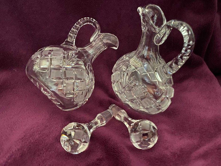 Galhetas de Cristal antigas