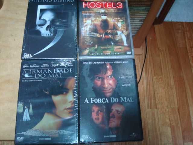 lote 12 dvds originais terror alguns rarissimos
