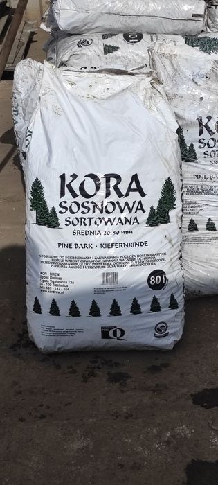 Kora sosnowa sortowana 80L