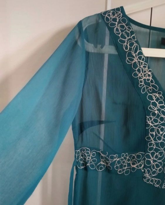 Claire.dk bluzka / tunika damska mgielka r.38