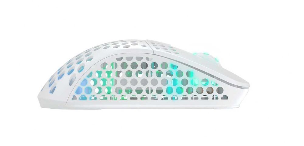 Mysz Gaming Cherry XTRFY M4 RGB Biała RGB 71g