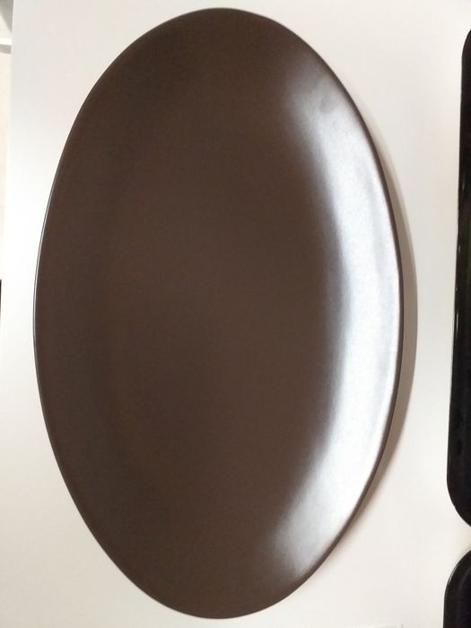 NOVOS Preço unidade travessas pratos cerâmica grés IKEA GLADELIG 31x19 cinza e azul e DINERA castanho 32x 19 em mão,veja zonas