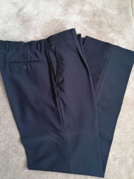 Calças de homem, clássicas, pretas, t 42, Di'Mark