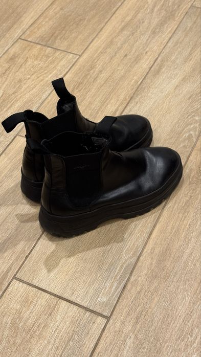 Ботинки челсі Gant шкіряні