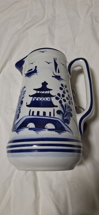 Caneca lindíssima em tons azuis