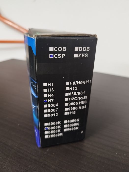 Lâmpadas led H7 6000k
