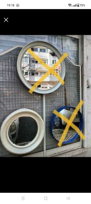 Espelho redondo vintage