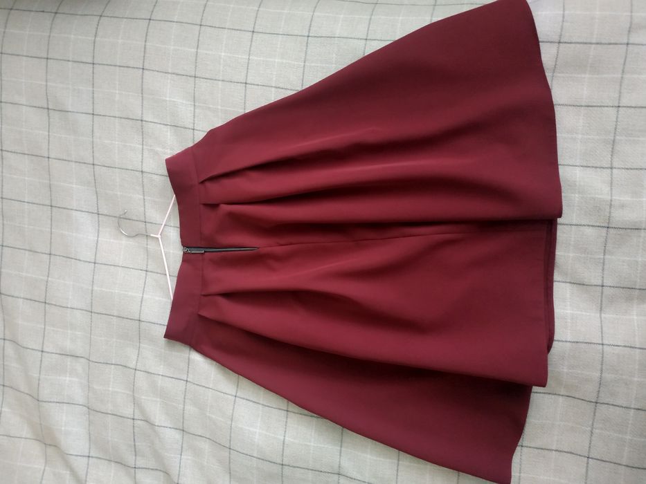 Спідниця.Бордова.Міді