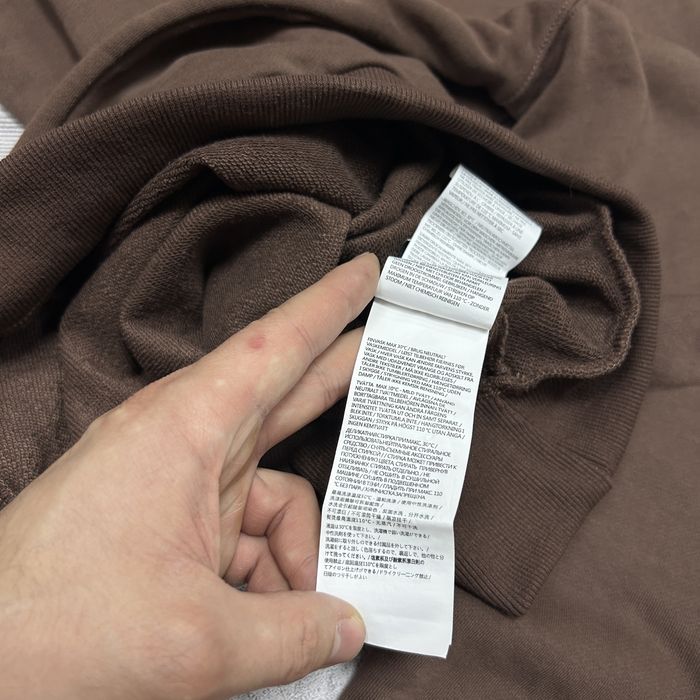 Чоловічий світшот Stone Island Garment Dyed М оригінал коричневий бу