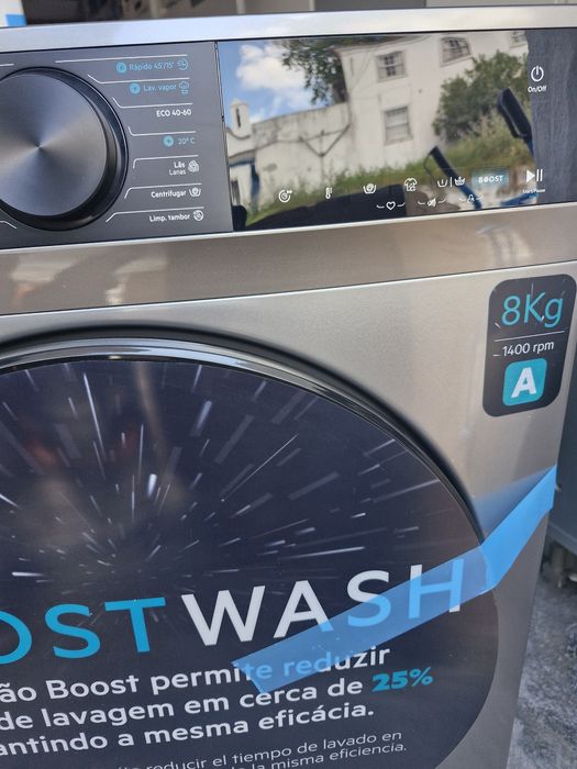 Máquina de lavar  roupa becken 8kg cinza