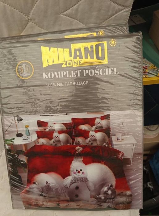 Komplet pościeli satyna  bawelniana milano