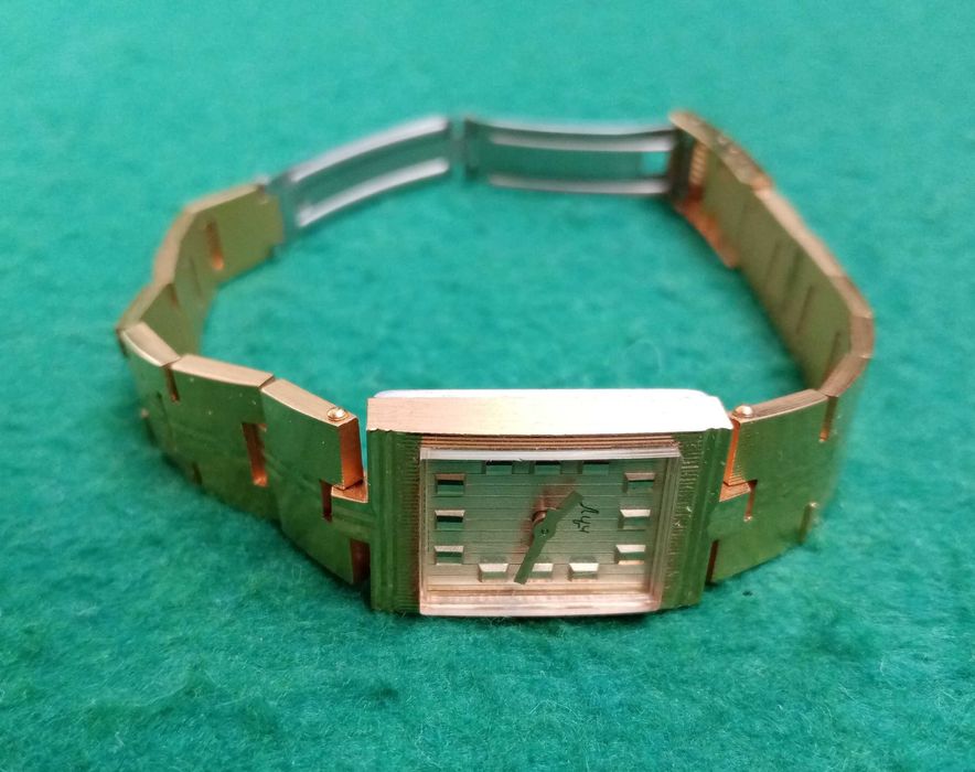 damski zegarek Zaria Łucz, pozłacany, radziecki, ZSRR, vintage - darmowa dostawa