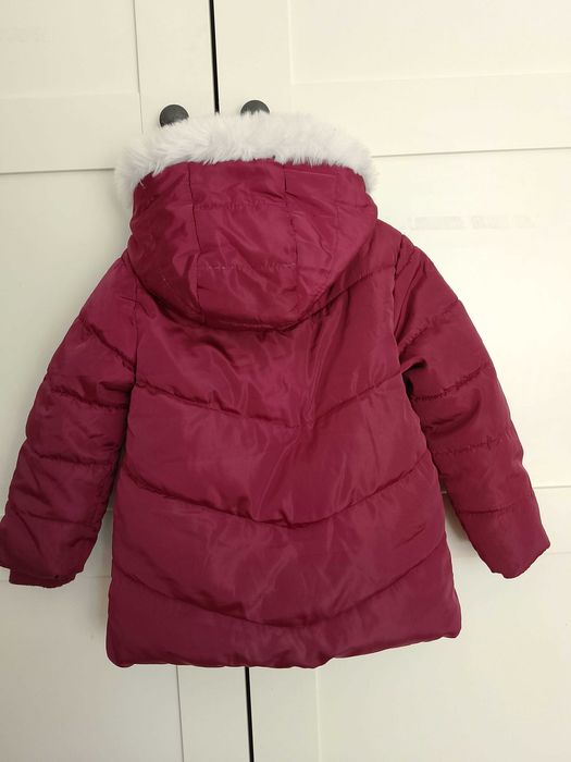 Kurtka zimowa 98 Sinsay burgund ocieplana