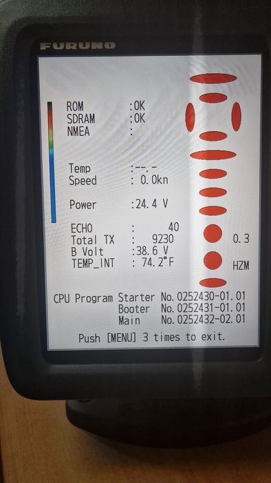 FURUNO fish finder fcv-588