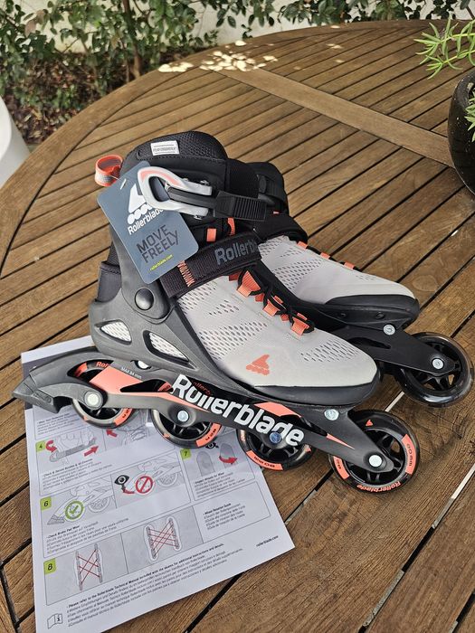 Patins em Linha Rollerblade Macroblade 80 Cinzento Tam. 39