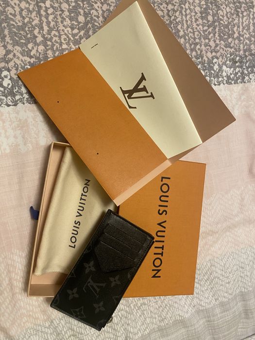 Portfel męski Louis Vuitton Taigarama Noir Black Monogram