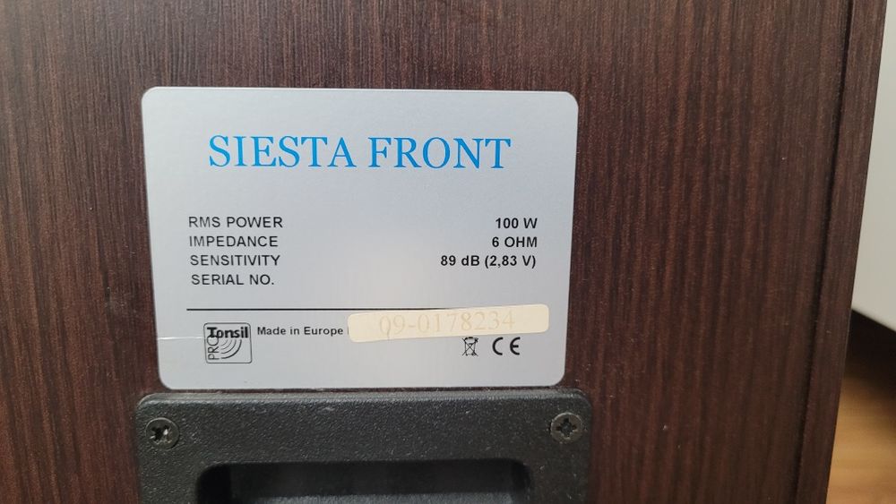 Kolumny/głośniki Tonsil Siesta Front