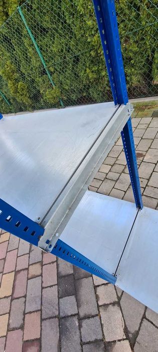Regały magazynowe z demontażu używane 60gł x105x250cm wys. do 200kg/1P
