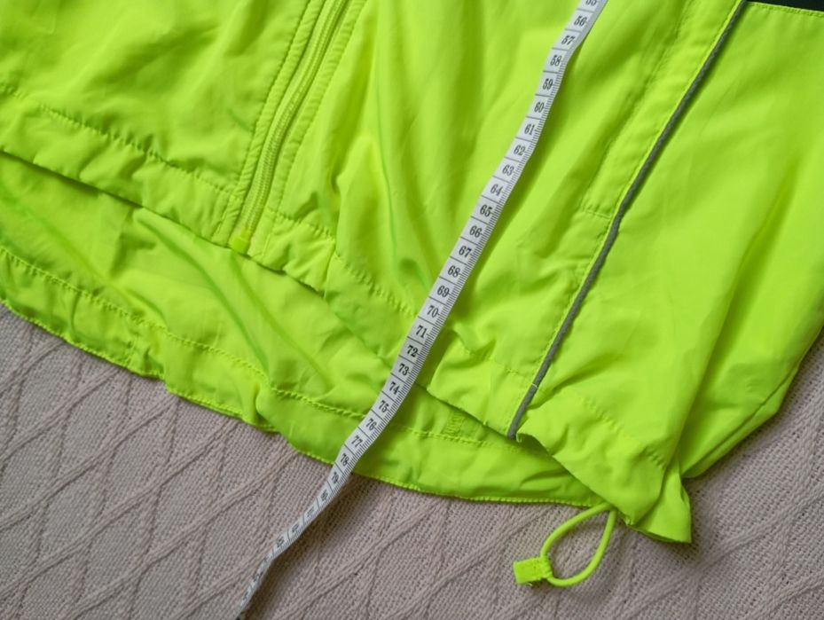 KARRIMOR Run L NOWA neonowa sportowa przeciwdeszczowa kurtka do biegan