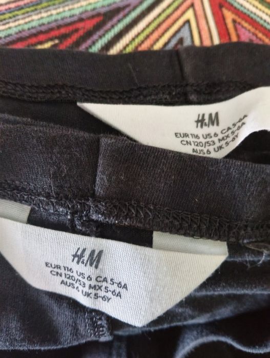 Zestaw kolarek, legginsów 3/4 dla dziewczynki 116