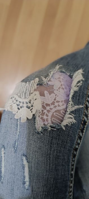 Calças de ganga, tamanho XS, usadas. Regular Denim