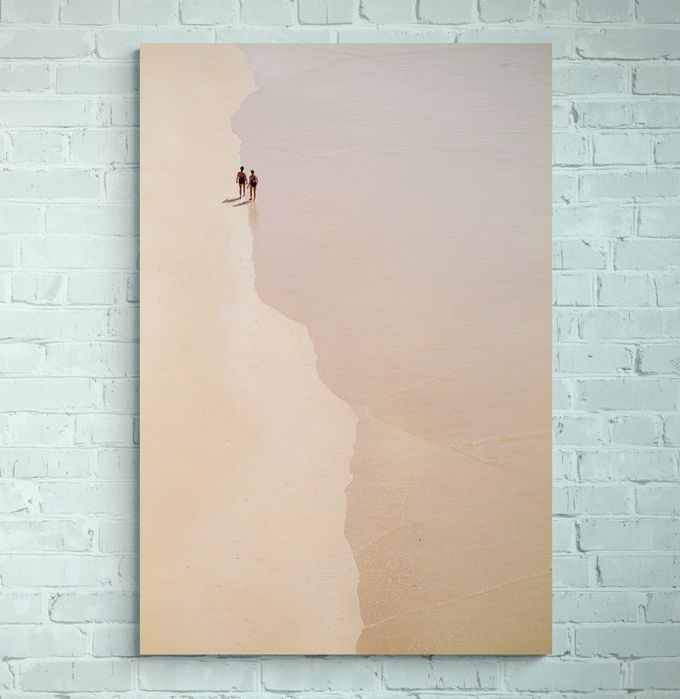 Obraz ręcznie malowany akrylami na płótnie minimalistyczny abstrakcja