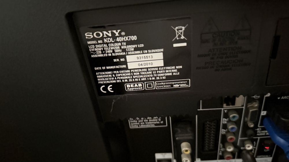 Televisao Sony Bravia. KDL 40HX700