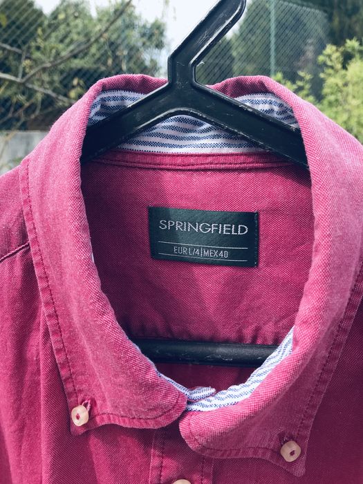Camisa homem springfield tamanho L como nova